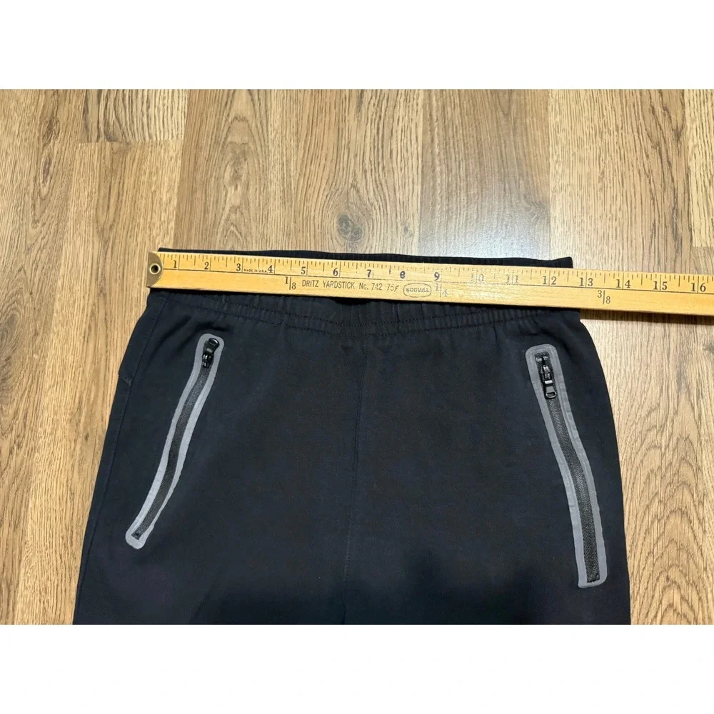 Old Navy Pants Boys Size XL Black Jogger Zipper Pocket Dynamic Fleece